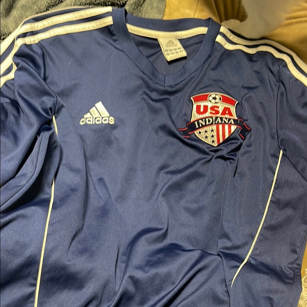Adidas Blue Short Sleeve Tee